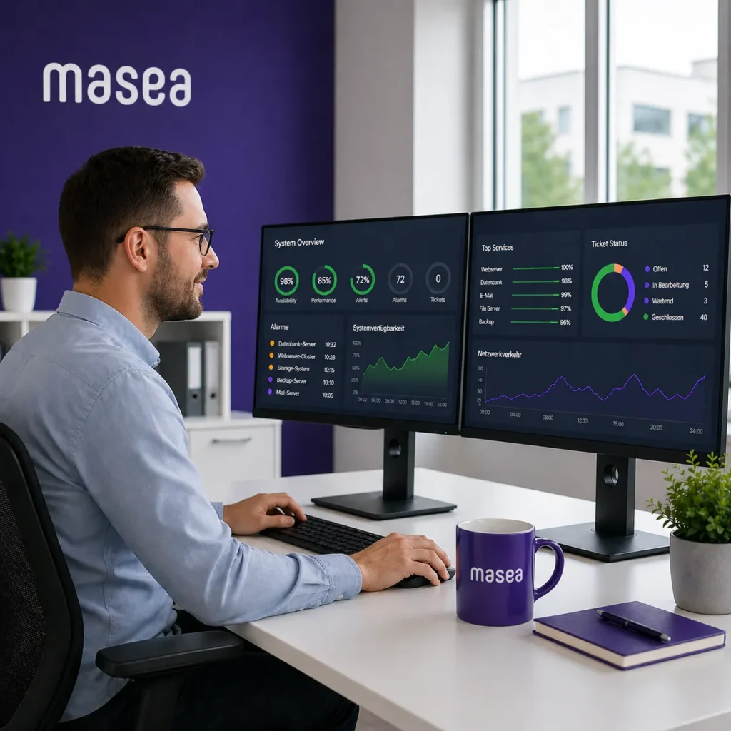 Monitoring Managed Service IT-Dienstleister Masea IT-Systemhaus Visualisierung