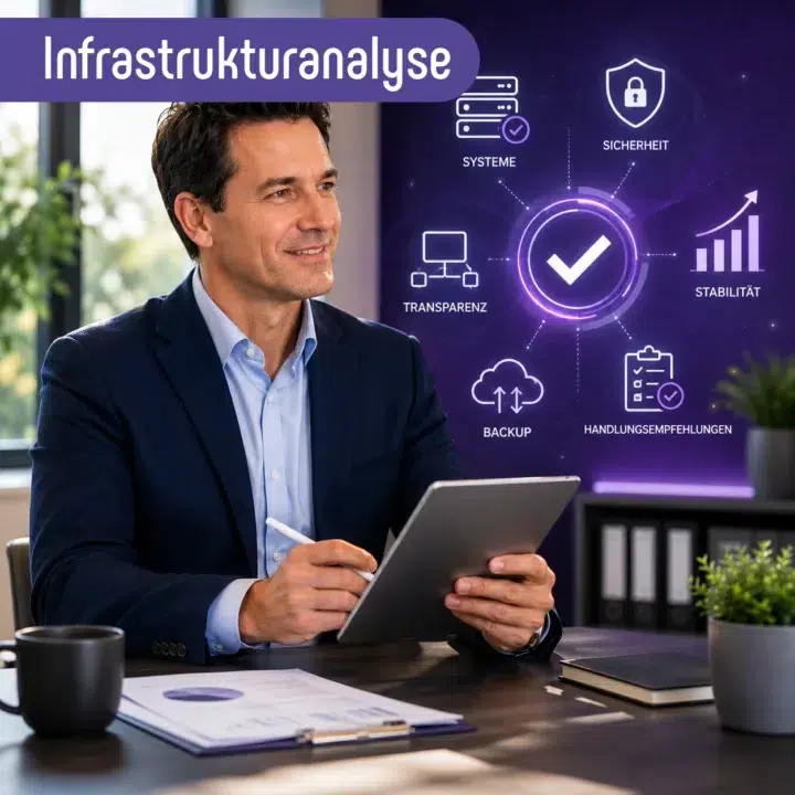 Infrastrukturanalyse Menübild