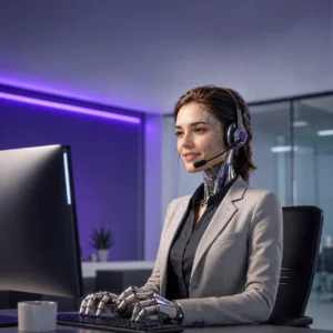 KI-Telefonassistent Visualisierung