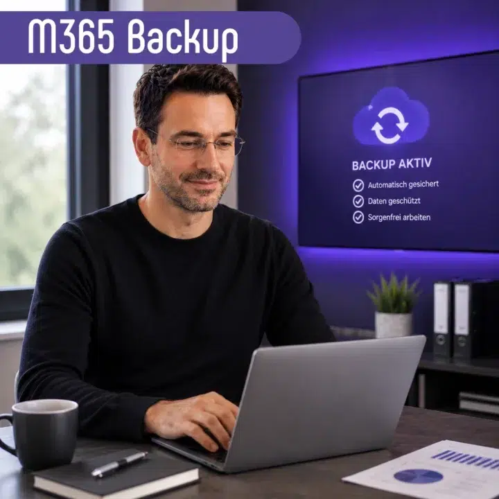 Managed Microsoft 365 Backup Menübild