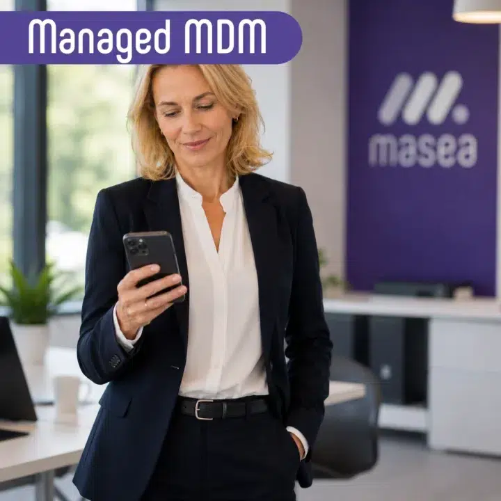 Managed Mobile Device Management Menübild