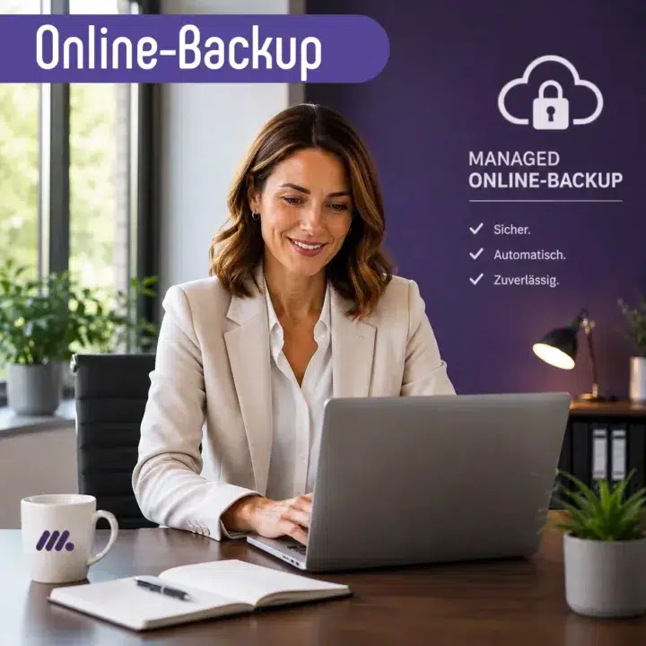 Managed Online-Backup Menübild