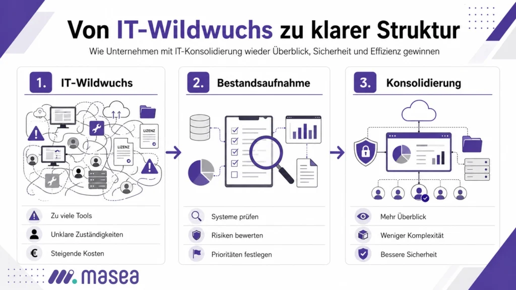 IT-Konsolidierung Ablaufschema