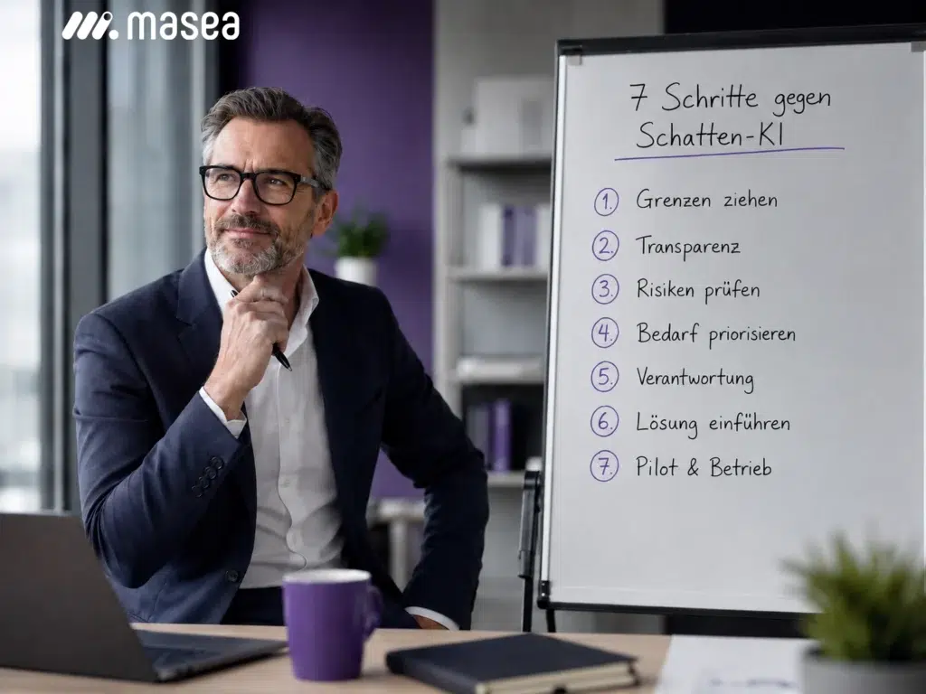 Schatten-KI KI-Einführung Visualisierung